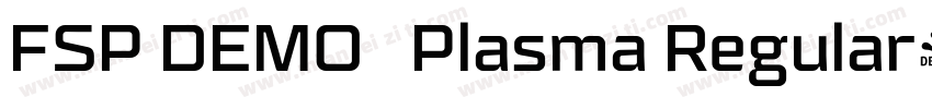 FSP DEMO   Plasma Regular字体转换
